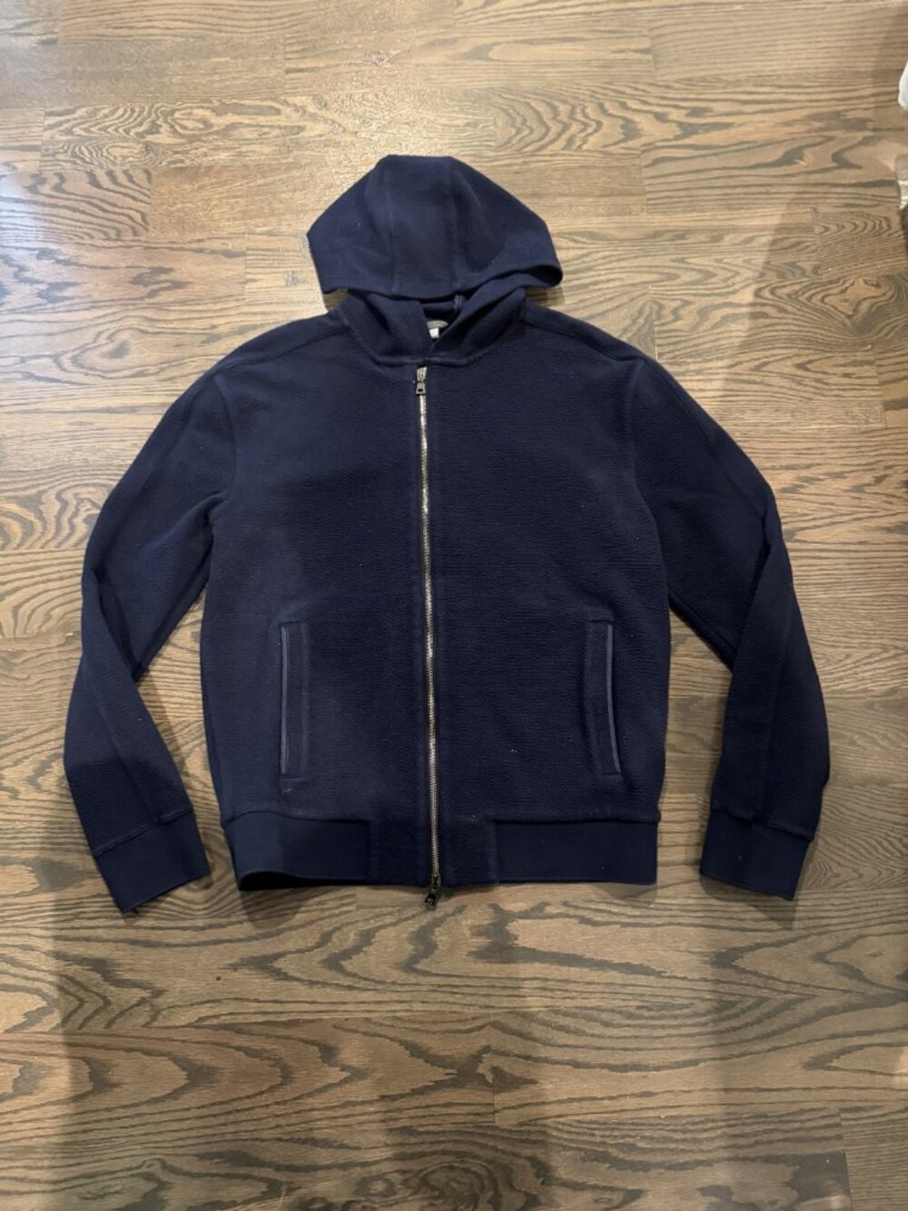 John Varvatos Full-Zip Hoodie Navy Men's M